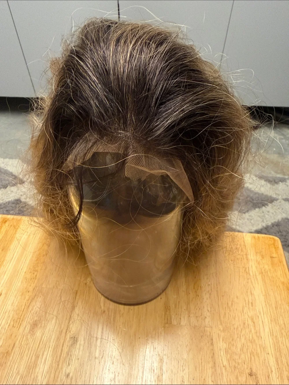 Long Wavy Light Brown Women’s Wig with Natural Highlights - Unbranded